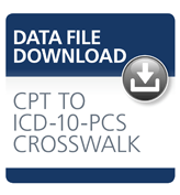 image of CPT<sup class="specialChar">&amp;reg;</sup> to ICD-10-PCS Crosswalk