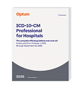 image of  ICD-10-CM Professional for Hospitals