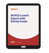 image of 2026 HCPCS Level II Expert with Dental Codes